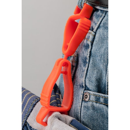 Glove Guard Handi Klip clip, Blaze Orange 48000OR